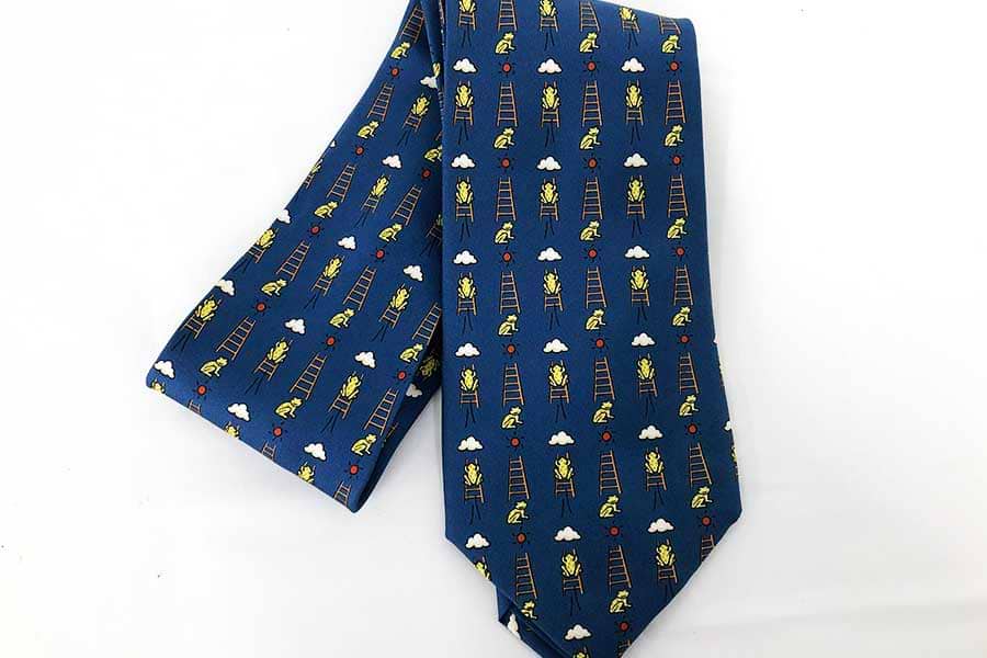 エルメス ネクタイ ブルー