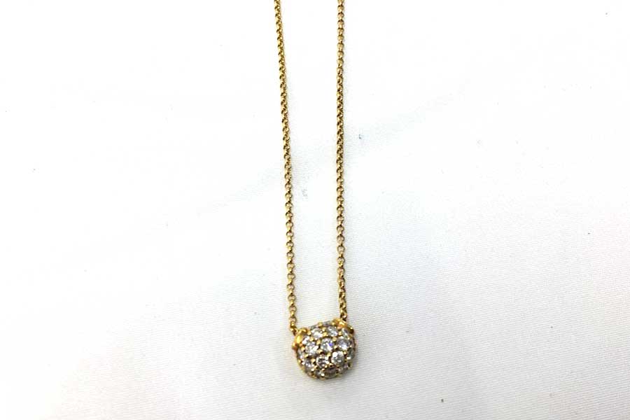 K18　ネックレス　MD0.62　