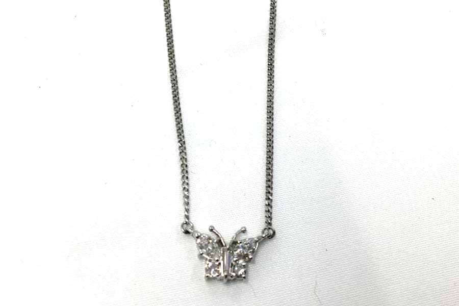 pt850 0.33ct ダイヤネックレス