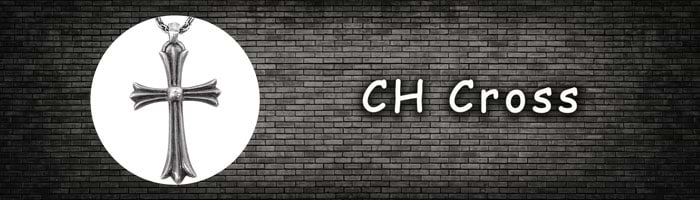 確実100%本物” クロムハーツ ラージクロスペンダントwithベイル  