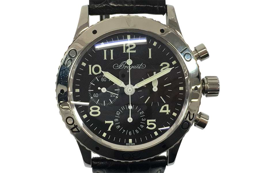 ブレゲ SS/革 アエロナバル 3800 自動巻き