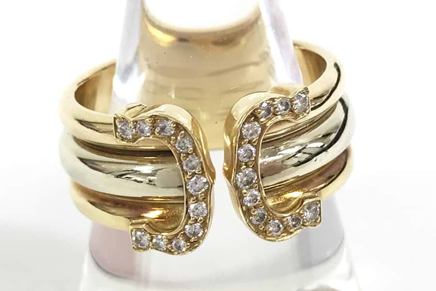 カルティエ タンク リング 0.25CT（CARTIER カルティエ タンク  