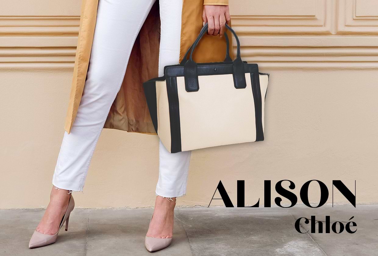 Chloe 正規品クロエ アリソン トートバッグ クロエ アリソン 黒 Chloe  