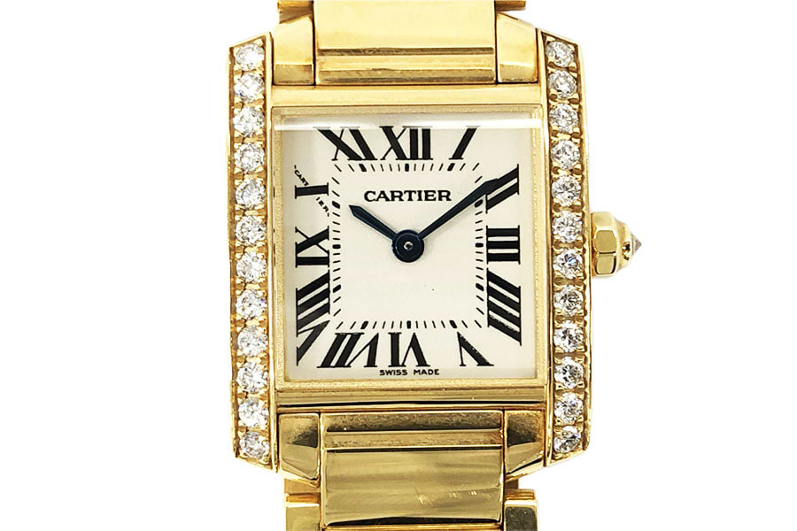 最終価格❣️タンクフランセーズ SM コマ 1つ カルティエ 送り出す Cartier