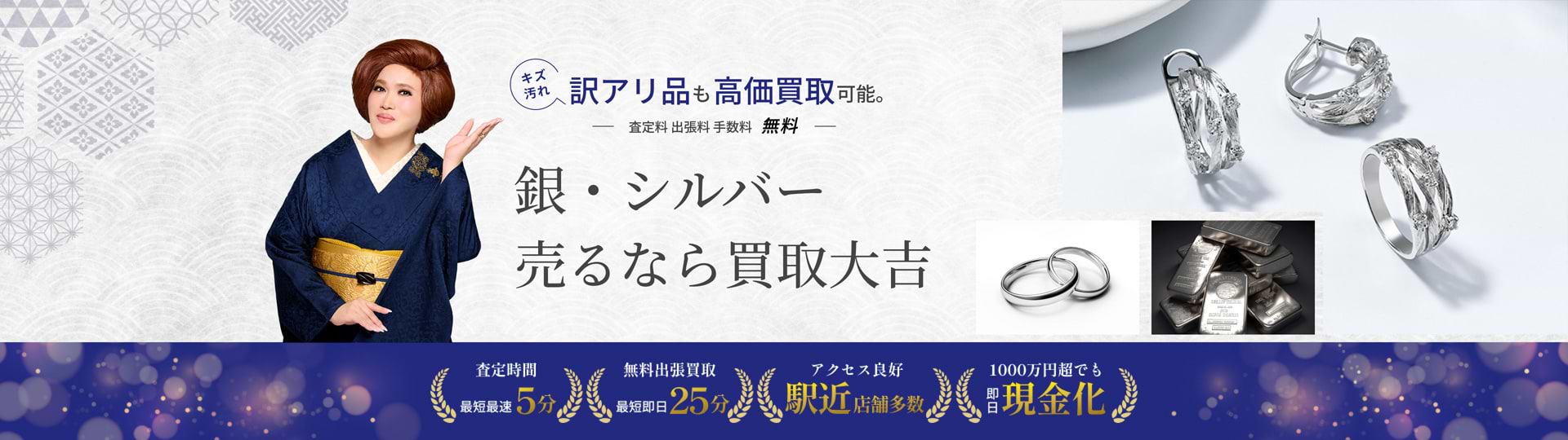今日の銀・シルバー1gあたりの買取価格相場と専門家の考察