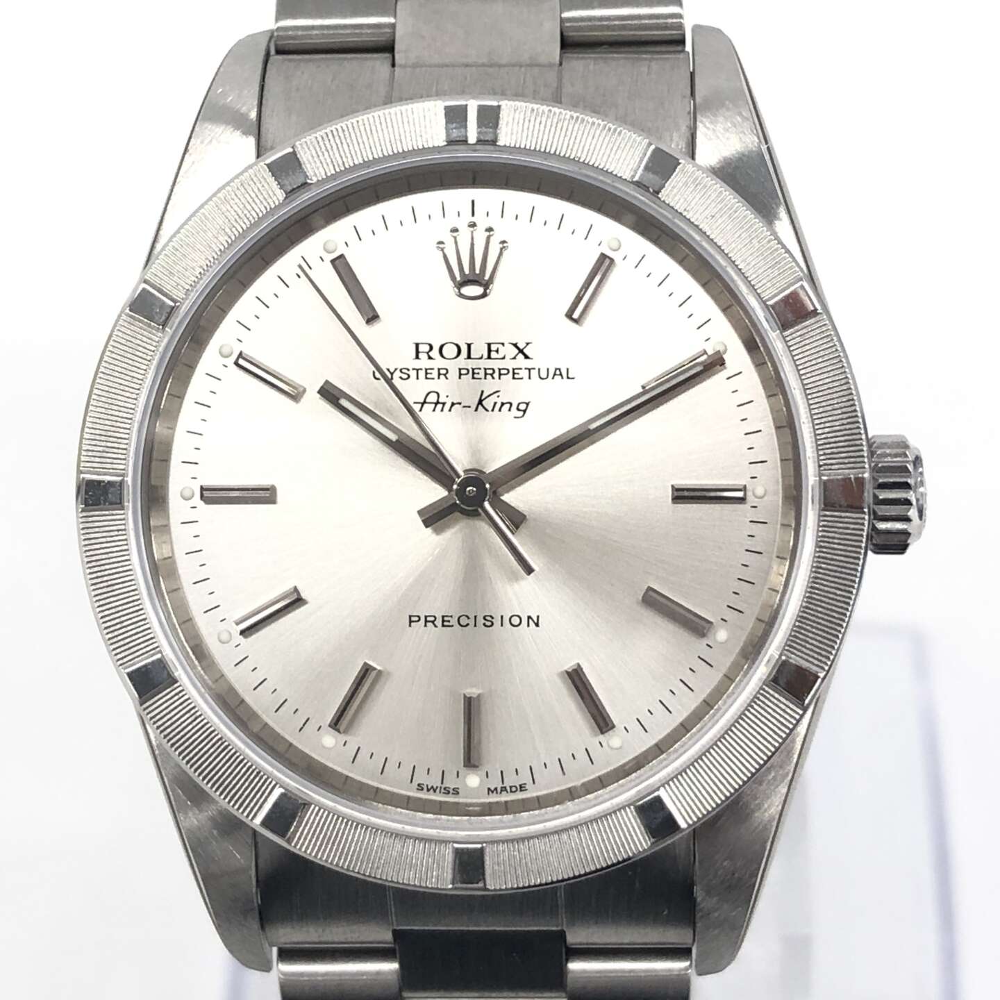 ロレックスエアキング 14010M 自動巻き SS×SS シルバー