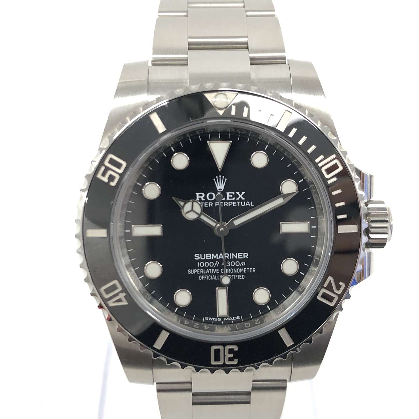 ロレックスサブマリーナ 114060 自動巻き SS×SS ブラック