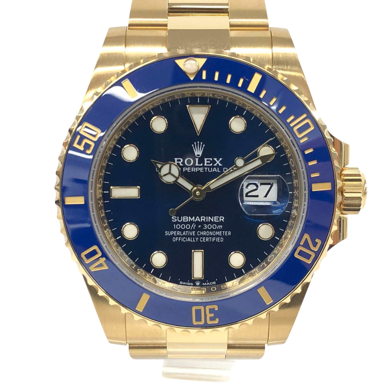 ロレックス サブマリーナ 126618LB 自動巻き 750×750 ブルー