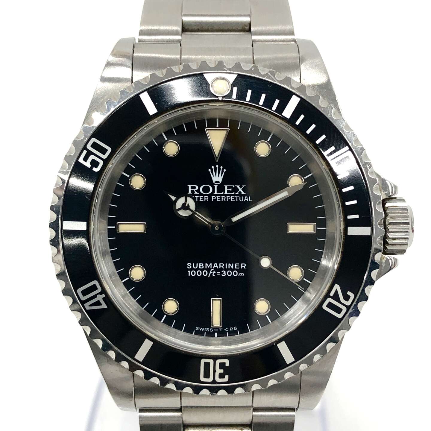 ロレックス サブマリーナー 14000 自動巻き SS×SS ブラック