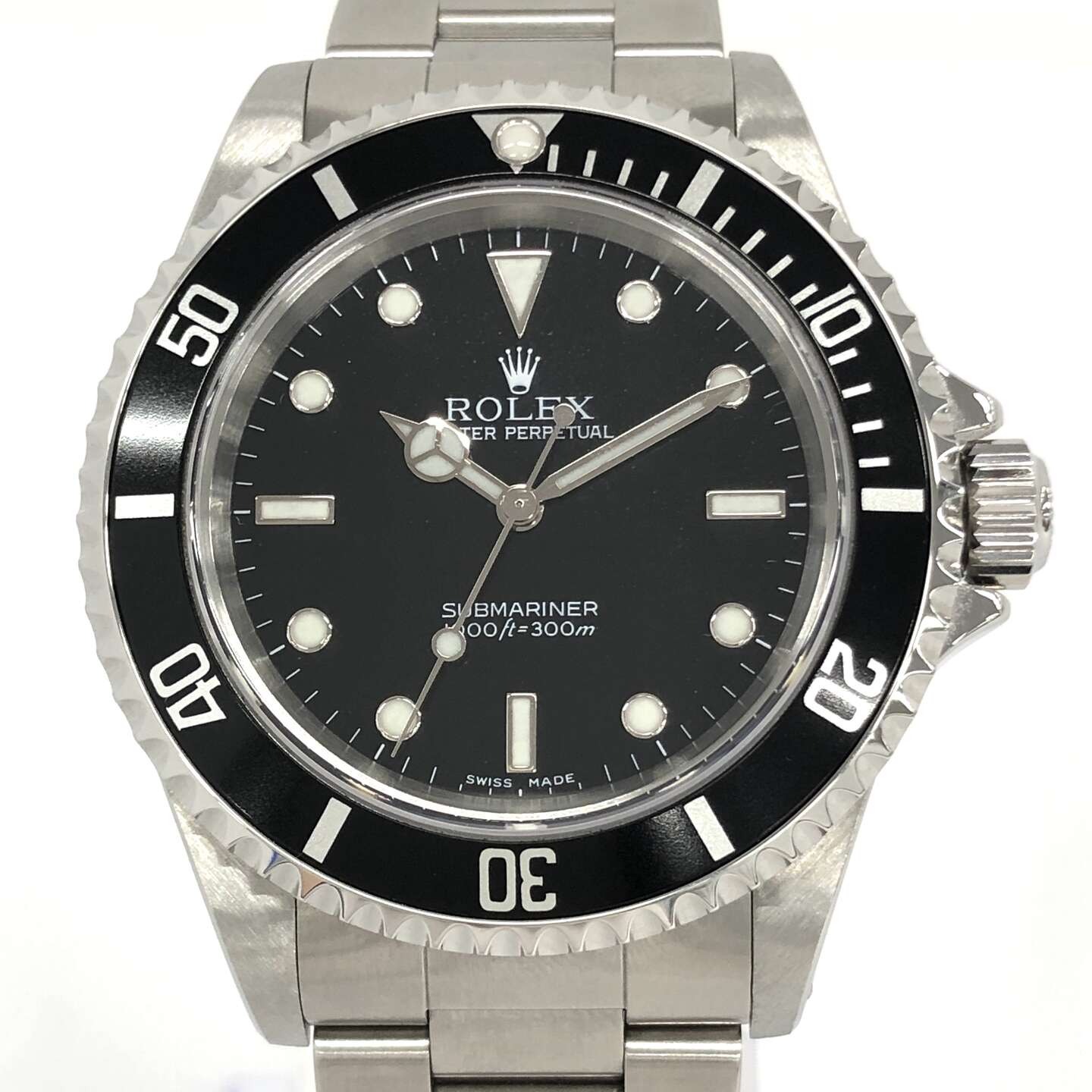 ロレックス サブマリーナー 14060M 自動巻き SS×SS ブラック