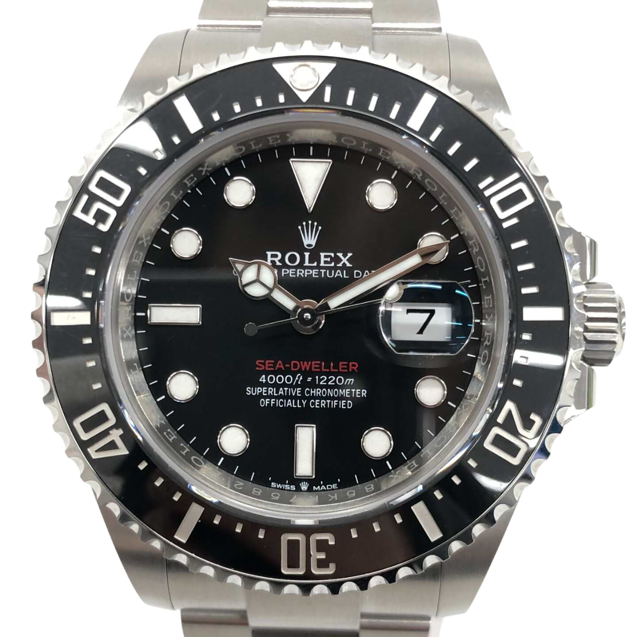 シードゥエラー ディープシー 126660 自動巻き SS×SS ブラック