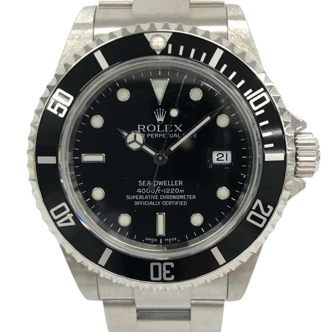 シードゥエラー 16600T 自動巻き SS×SS ブラック