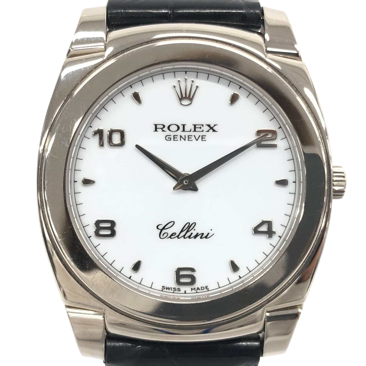 チェリーニ 5330 手巻き 750×革 ホワイト