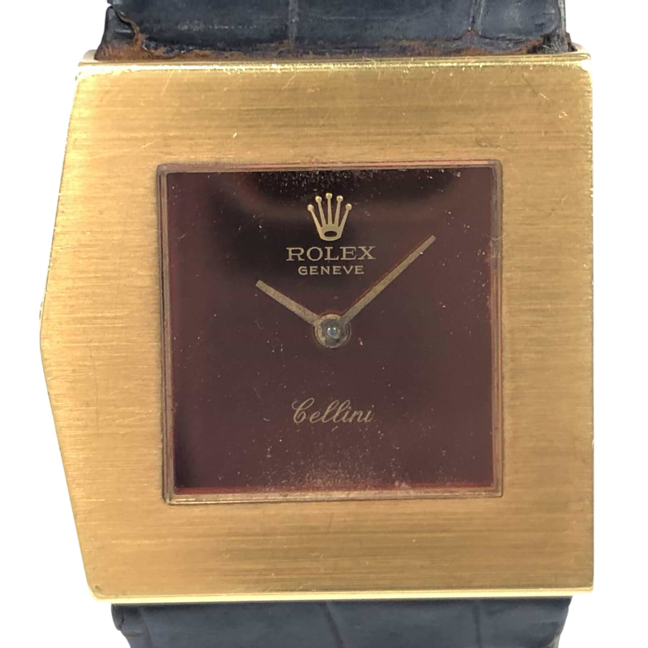  チェリーニ キングマイダス 40175 手巻き 750YG×革 オレンジメタリック