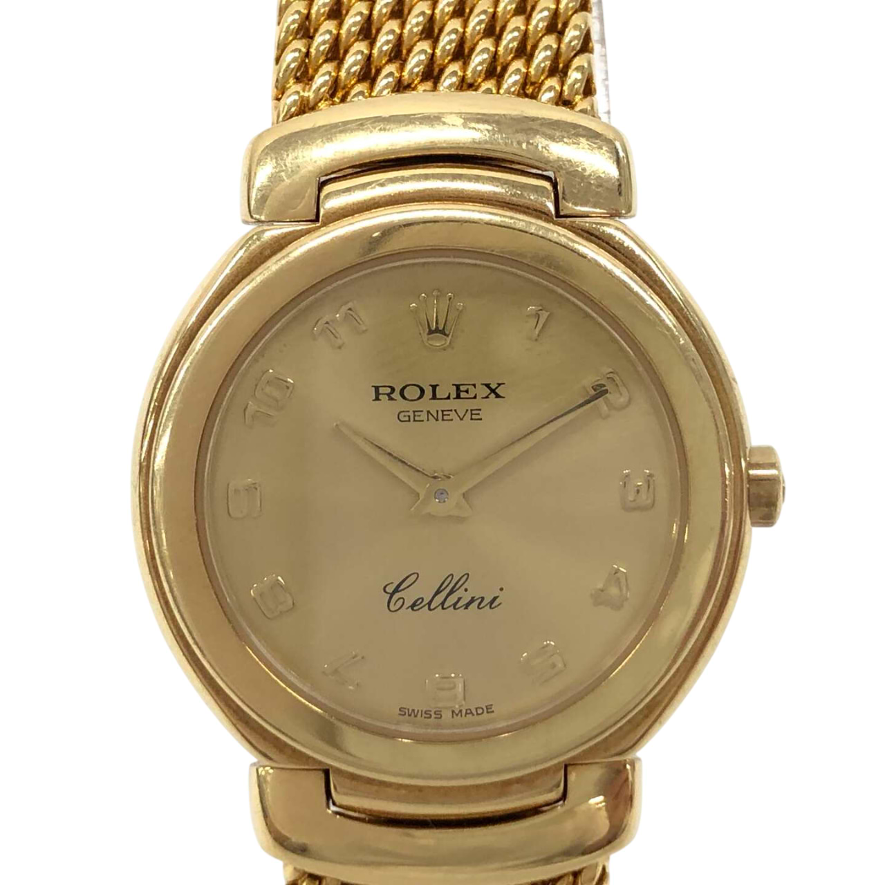 チェリーニ ジュネーブ 6621 クォーツ 750YG×750YG シャンパン