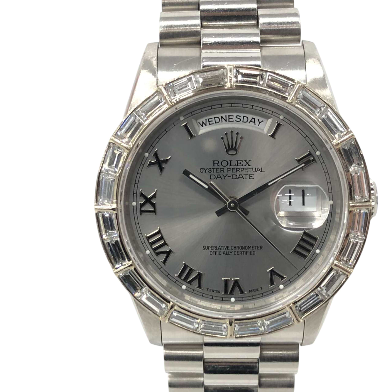 ロレックスデイデイト 18206 自動巻き 950×950 シルバー