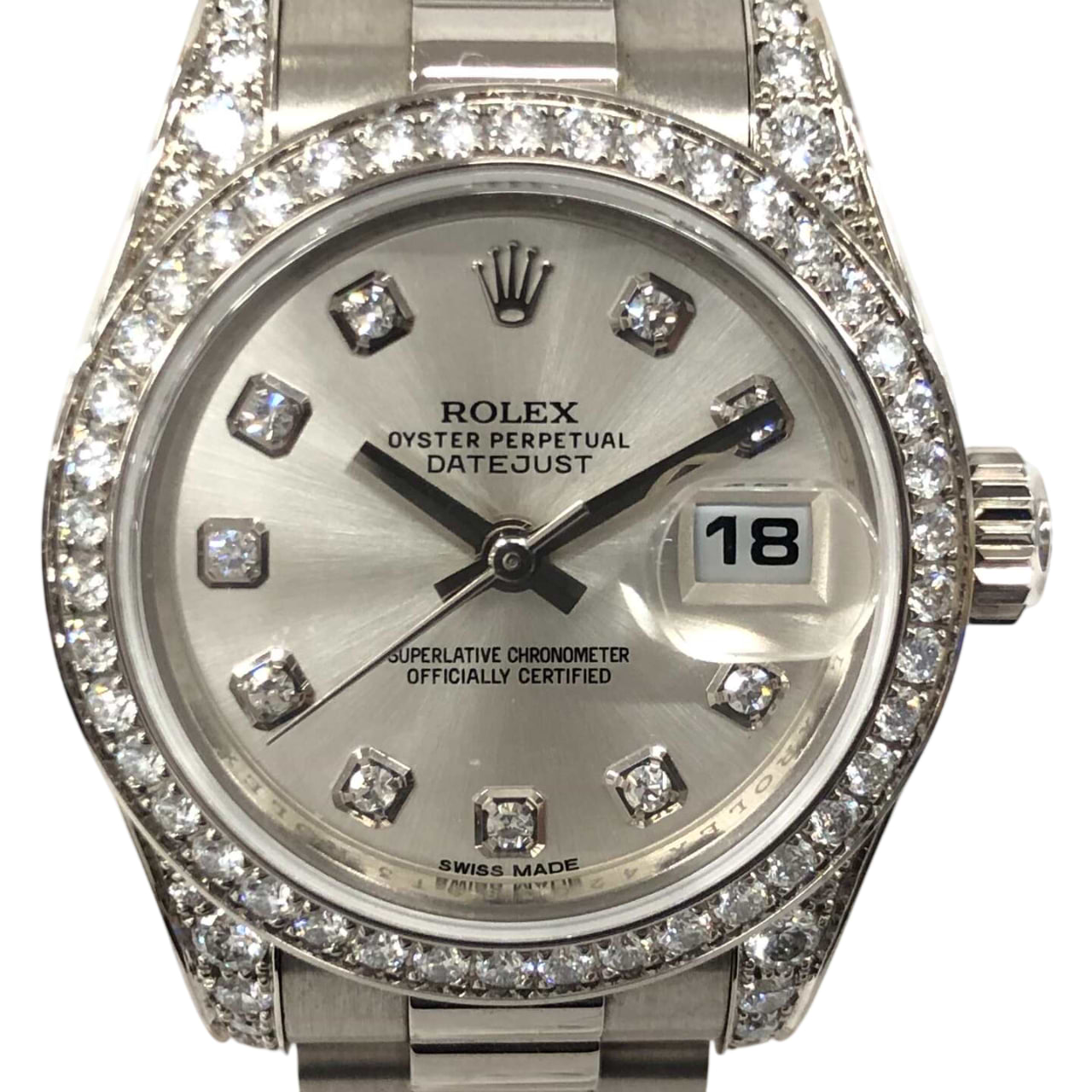 ロレックス デイトジャスト 179159 自動巻き 750×750 シルバー