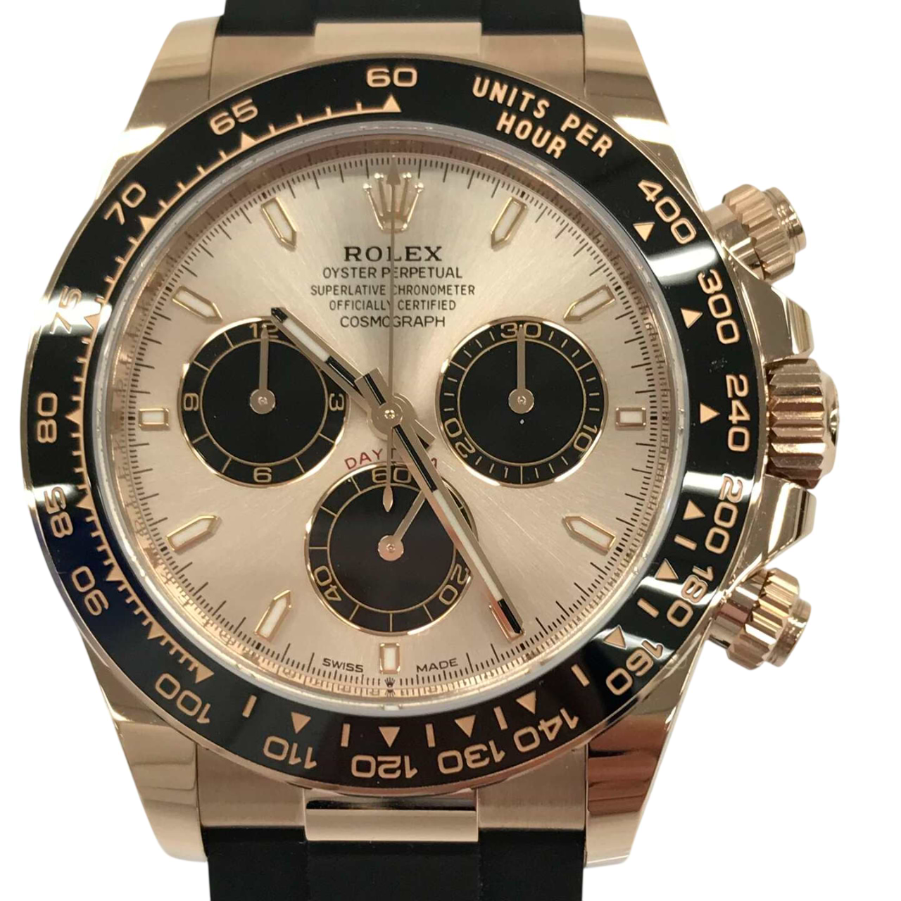 ロレックスデイトナ 126515LN 自動巻き 750PG×ラバー シルバー