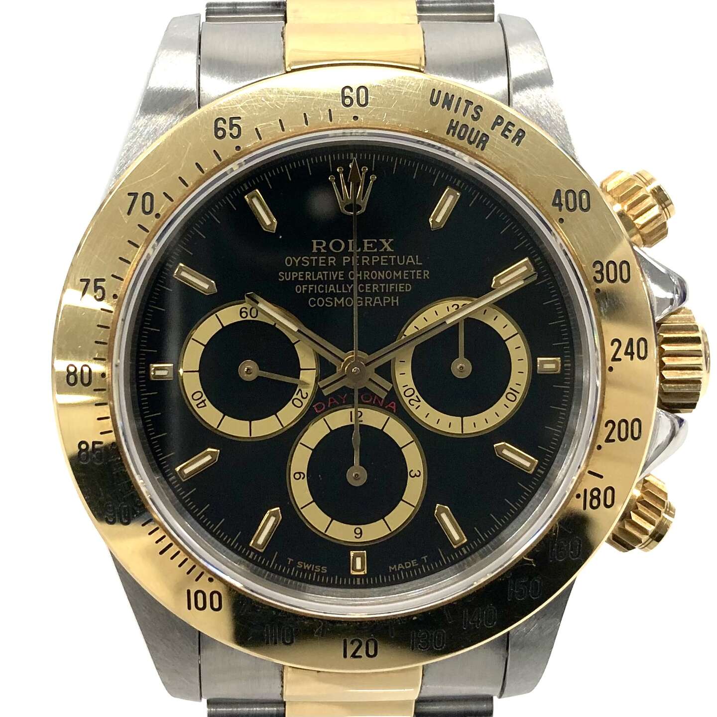 ロレックスデイトナ 16523 自動巻き SS/YG×SS/YG ブラック