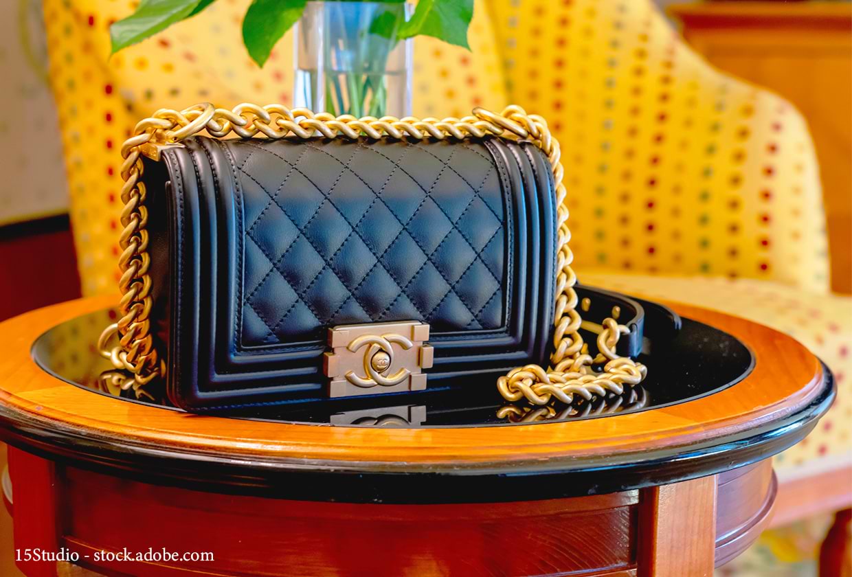 CHANEL マトラッセ ボーイシャネル ココマーク 三つ折り財布 イエロー 