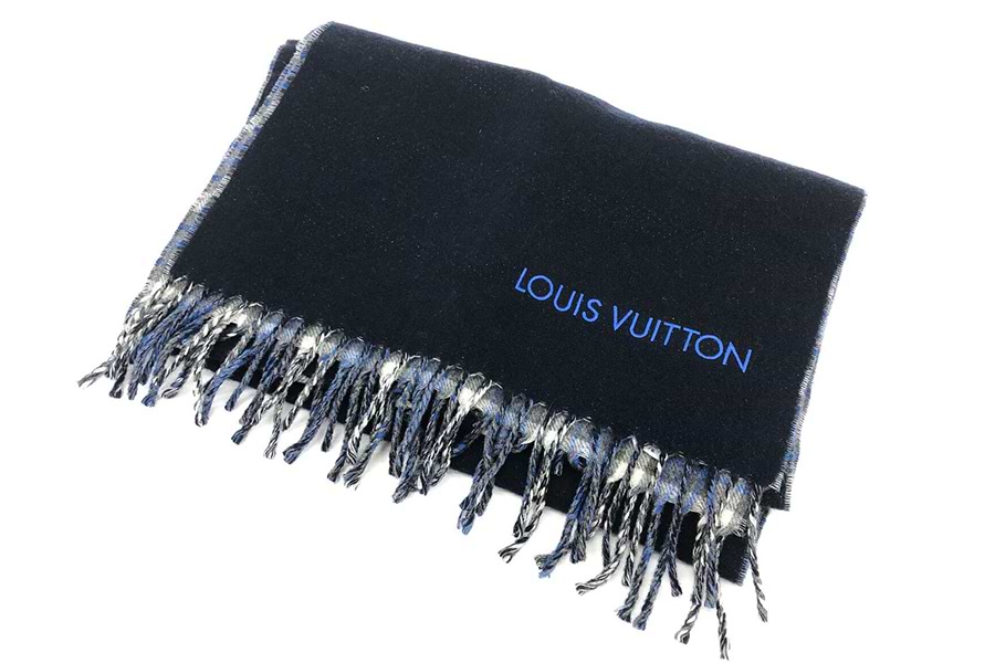 ルイヴィトン マフラー モノグラム グラディエント タータン M71348  