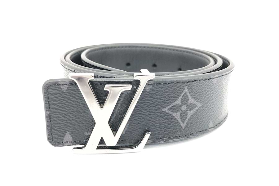 LOUIS 黄ばん VUITTON (ルイヴィトン) サンチュール イニシアル LV  