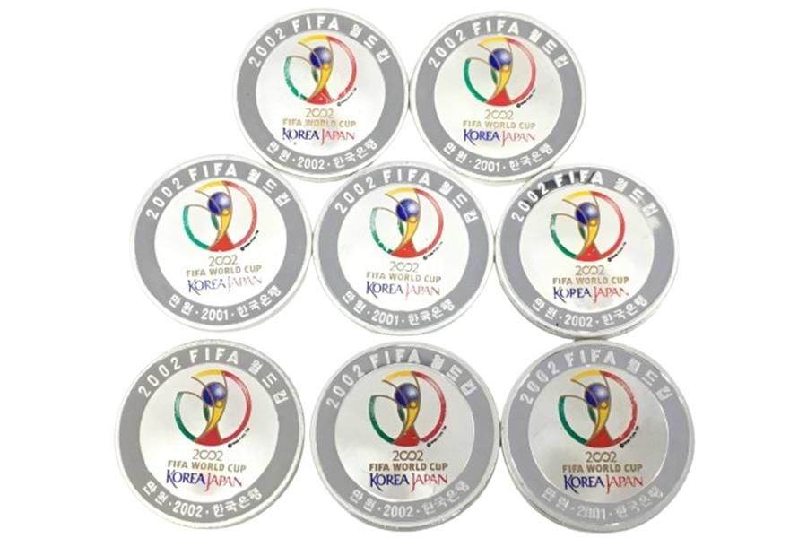 メ*A様 2002 FIFA ワールドカップ 記念メダル.切手セット 2002 FIFA 
