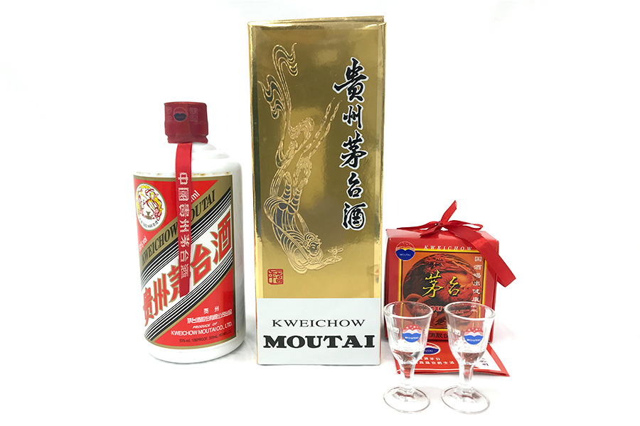 未開栓★貴州茅台酒 マオタイ酒 天女 2008 500ml 898g 箱付 古酒・未開栓貴州茅台酒 天女ラベル マオタイ酒 2000年 アルコール