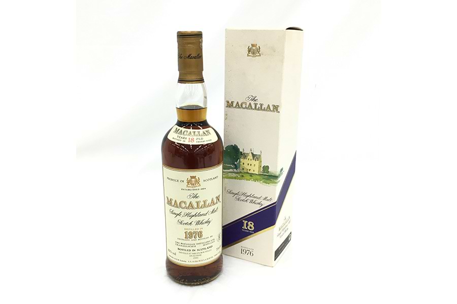 The MACALLAN マッカラン 18年 シングルモルト 1976 シェリーウッド 箱 
