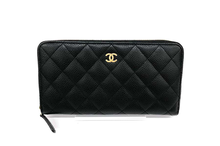 シャネル キャビアスキン がま口長財布のブルガリ / 財布買取の実績  