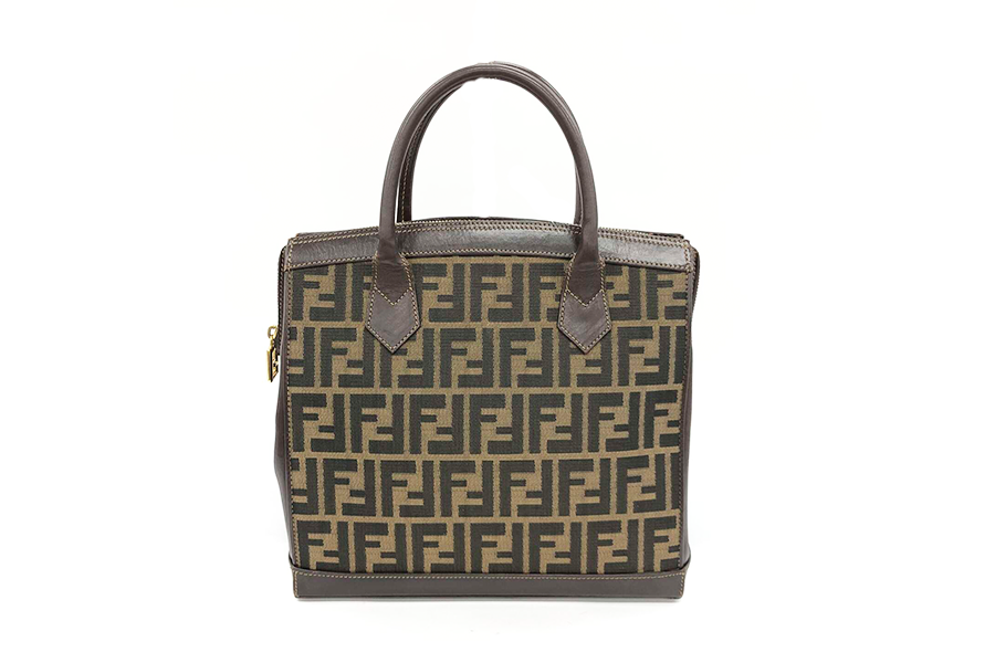 レディース 【FENDI】トートバッグ ショルダートート ズッカ柄 PVC 