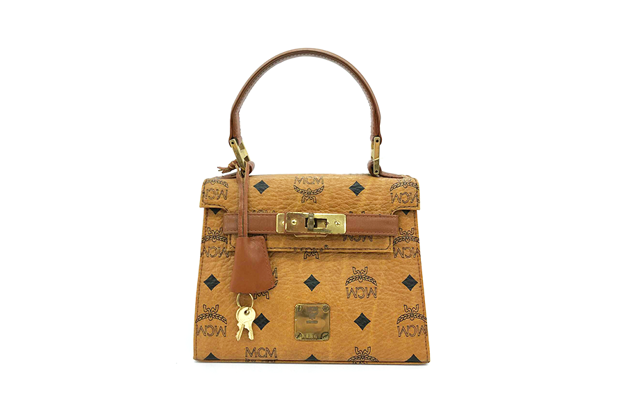 MCM ヴィセスト 2WAYバッグ カデナ,キー×2,クロシェット千切れ の買取 