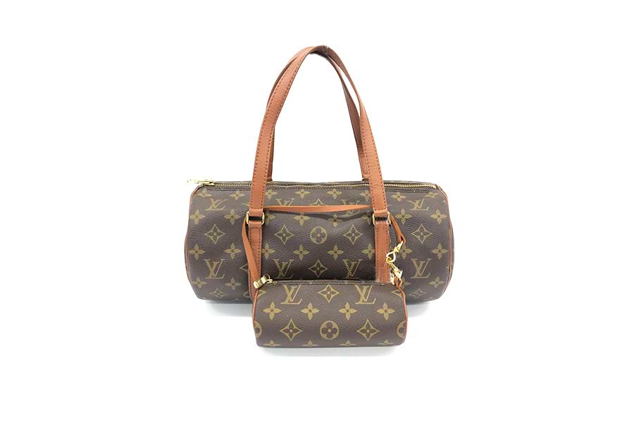 LOUIS VUITTON◇N60008/ドゥオモ_ダミエ・エベヌ_BRW/PVC/BRW  