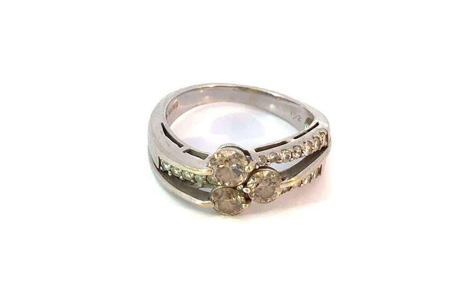 リング K18WG 約12号 ダイヤ1.02ct の買取実績｜最新相場で高価買取 