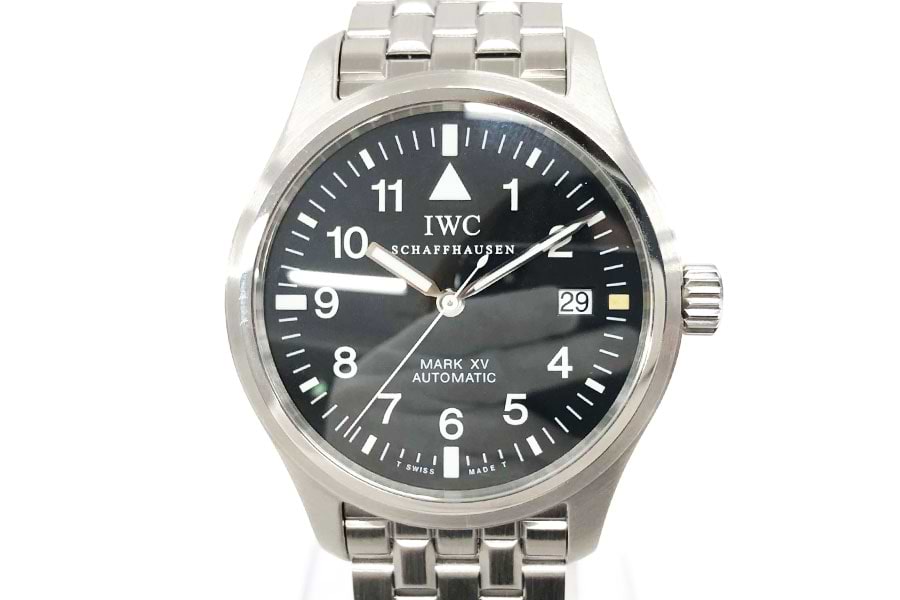 IWC マーク15 IW325302 自動巻き SS ブラック の買取実績｜最新相場で 