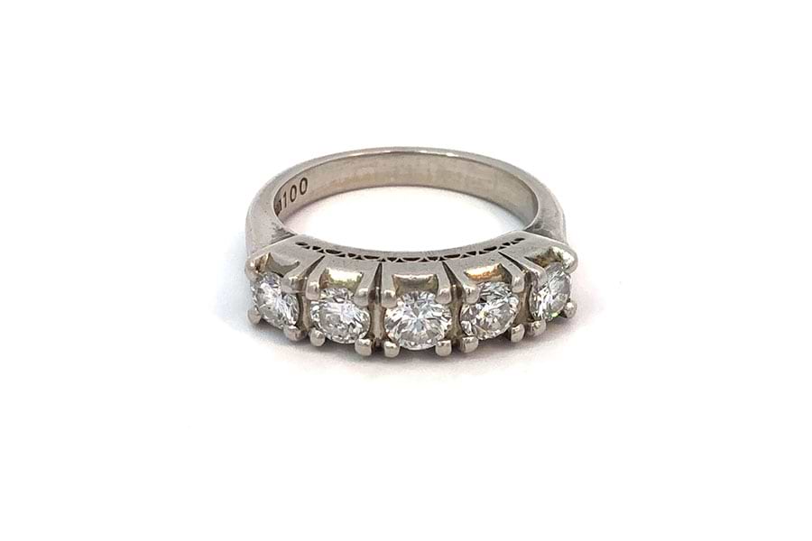 リング Pt900 約11号 ダイヤ1.00ct の買取実績｜最新相場で高価買取 