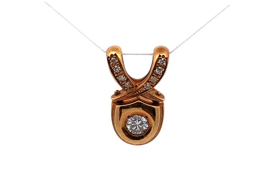 ネックレストップ K18 ダイヤ0.35ct ダイヤ0.09ct の買取実績｜最新 