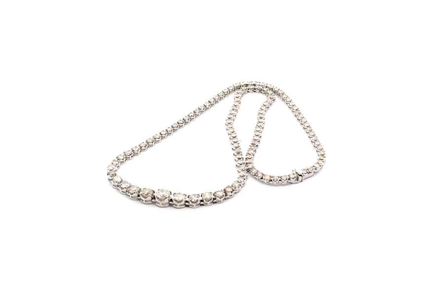 ネックレス Pt850 全長約41.7㎝ ダイヤ10.00ct の買取実績｜最新相場で 