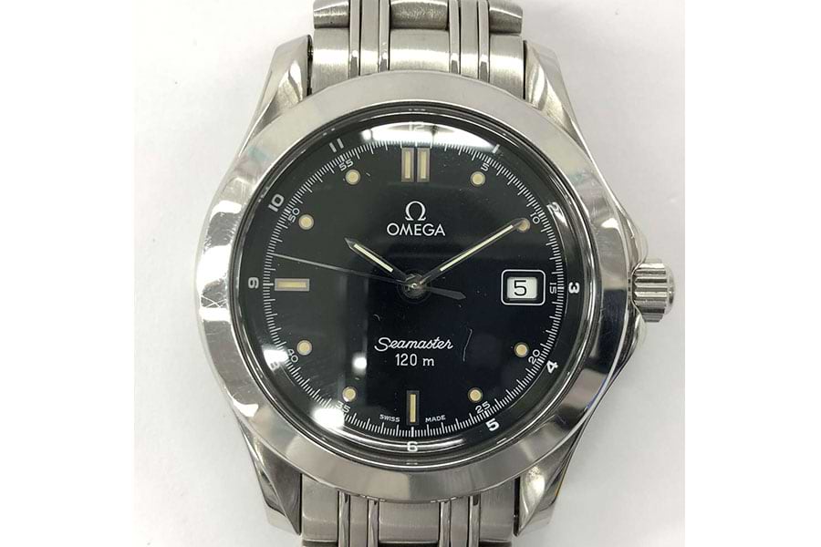 オメガ シーマスター120 2511.50 54270728 クォーツ SS 黒 の買取実績