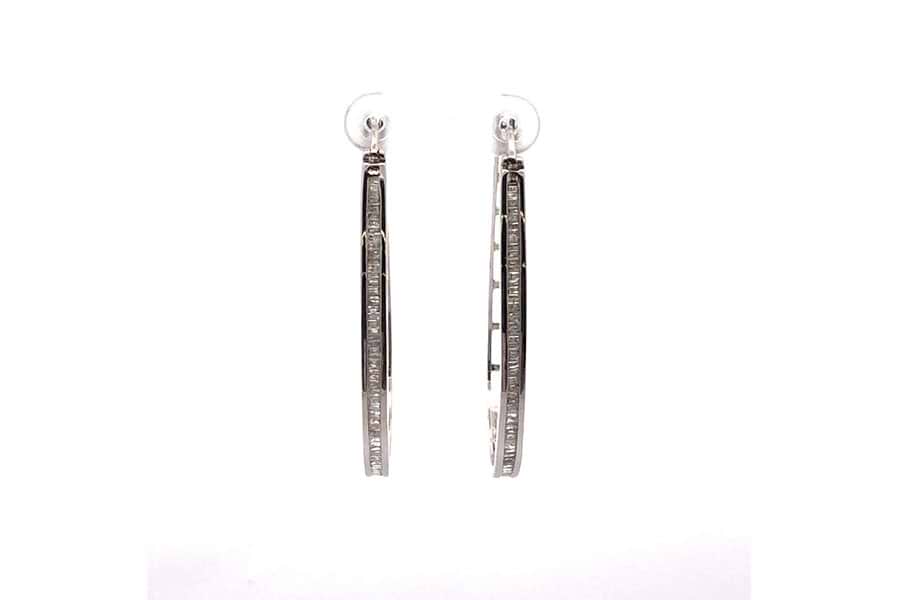 新品 ダイヤモンド ピアス 0.50ct K18WG K18WG ダイヤモンド  