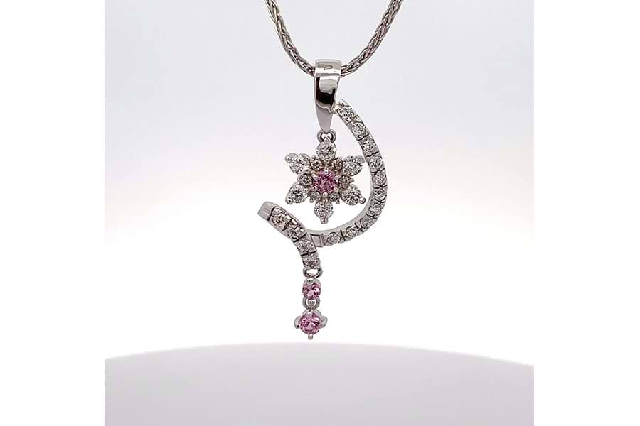 新品 ミキモト ペンダントトップ ダイヤ ダイヤモンド 0.28ct フラワー 