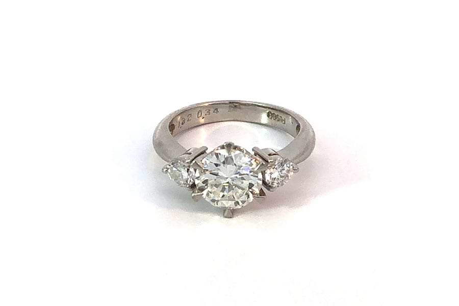 リング Pt850 約11.5号 ダイヤ0.87ct の買取実績｜最新相場で