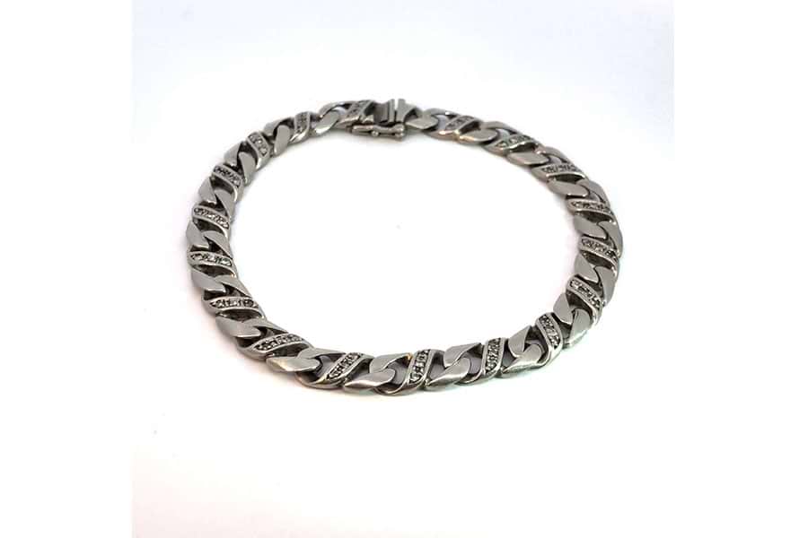 Pt850 ダイヤモンド ブレスレット 1.00ct テニスの通販 by 株式