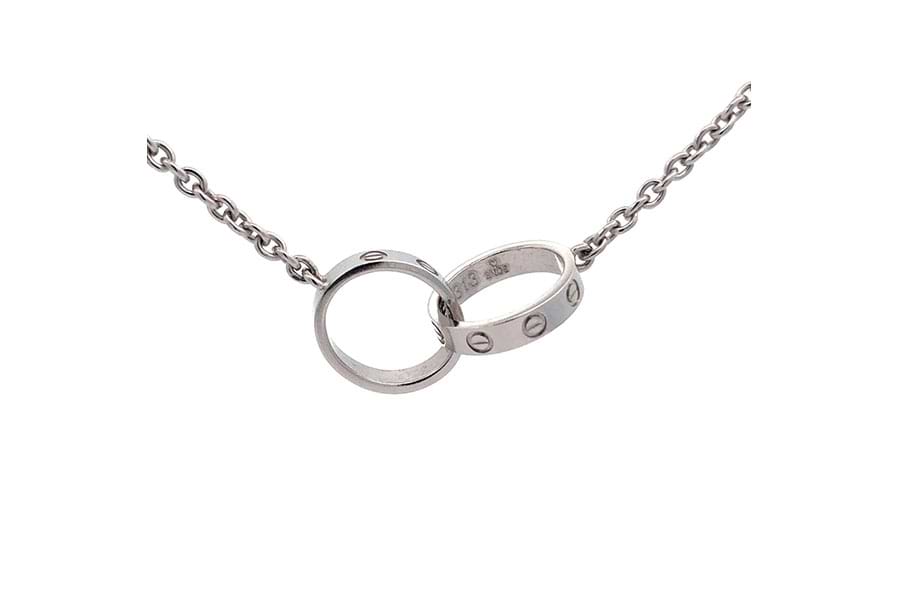 カルティエ ベビーラブ ネックレス 750 全長約43.5cm