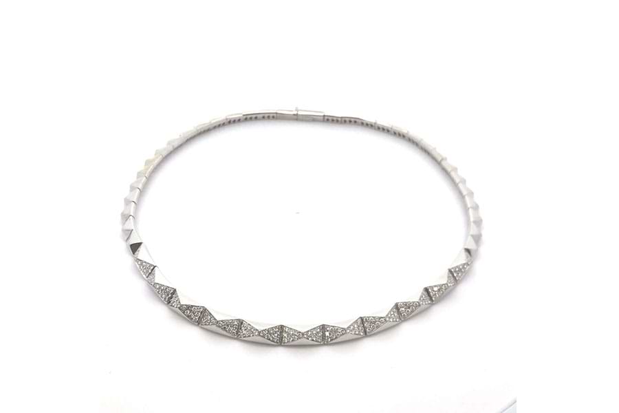 ネックレス 750 全長約40.0cm ダイヤ2.09ct