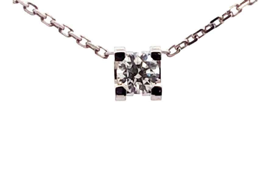 ネックレス Pt900,Pt850 全長約38.3cm ダイヤ1.00ct の買取実績