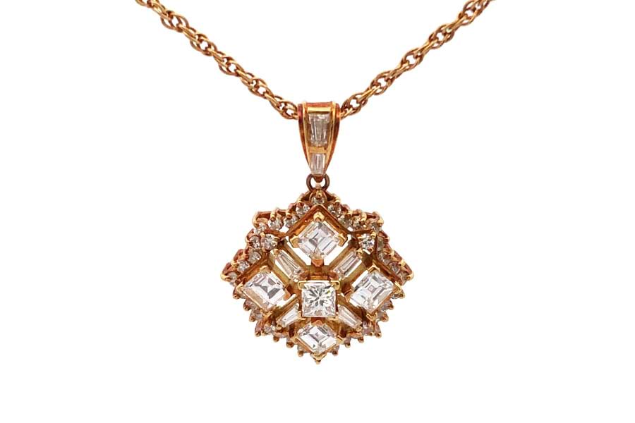 最高品質の ネックレス Pt900,K18WG パライバトルマリン2.43ct 全長約46.2㎝ ダイヤモンド