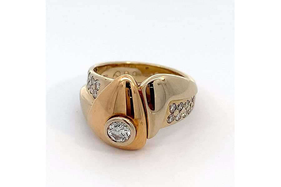 リング 750 約11号 ダイヤ0.60ct