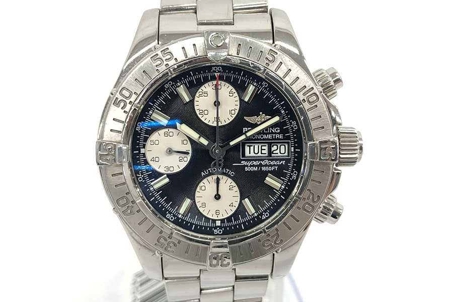 ブライトリング スーパーオーシャン A13340 自動巻き SS ブラック