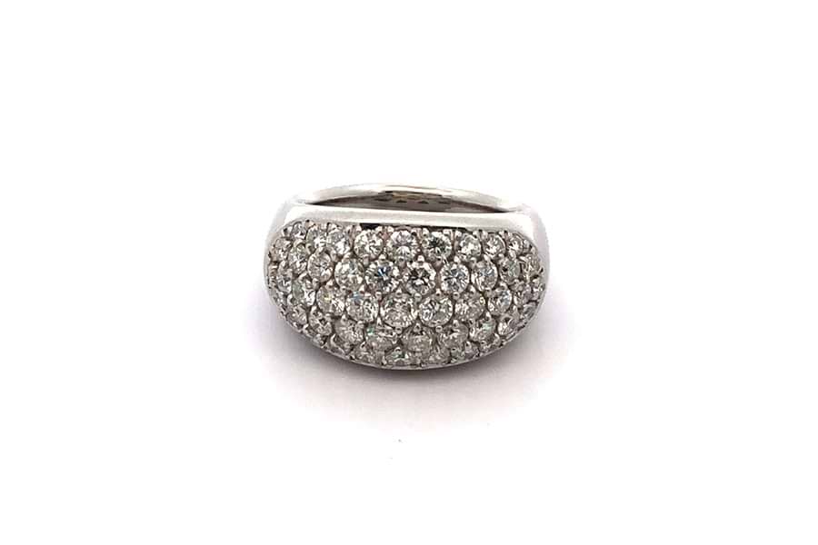 リング Pt900 約7号 赤色石3.08ct ダイヤ0.37ct@2 の買取実績